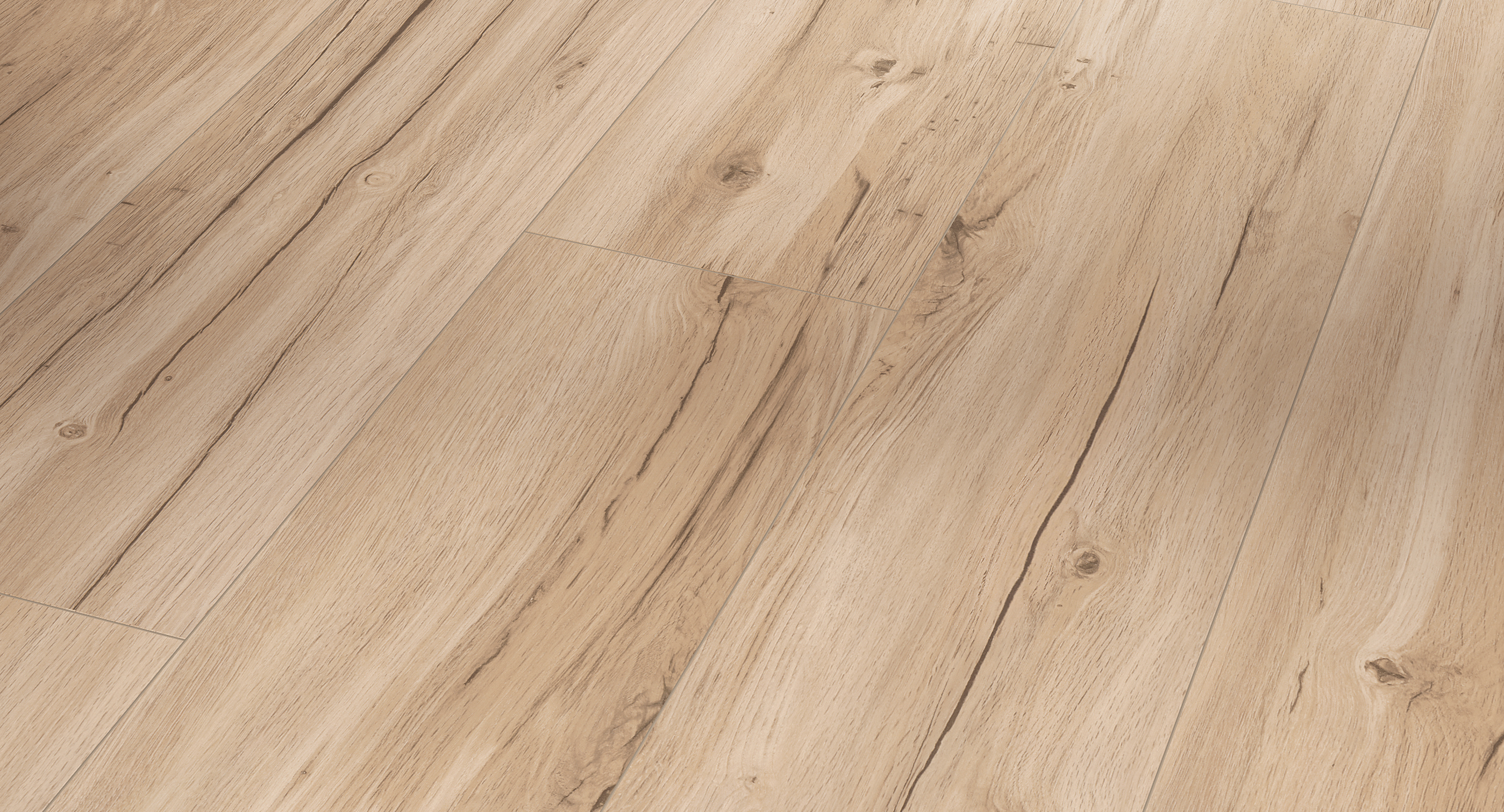 PARADOR Vinylboden Eiche geschliffen Landhausdiele Gebürstete Struktur | Click In | 30 m²-4014809225454