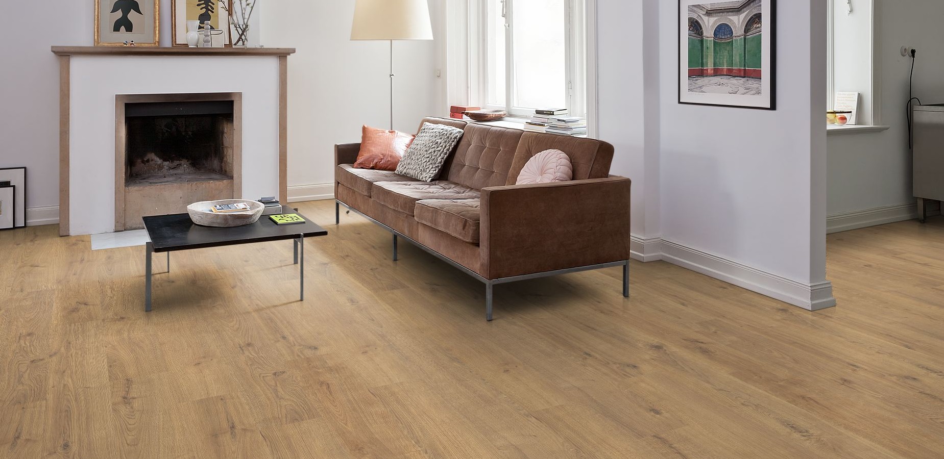HARO Laminat Eiche Calgary natur Landhausdiele 4V authentic | Living | 24 m²-4018427386719