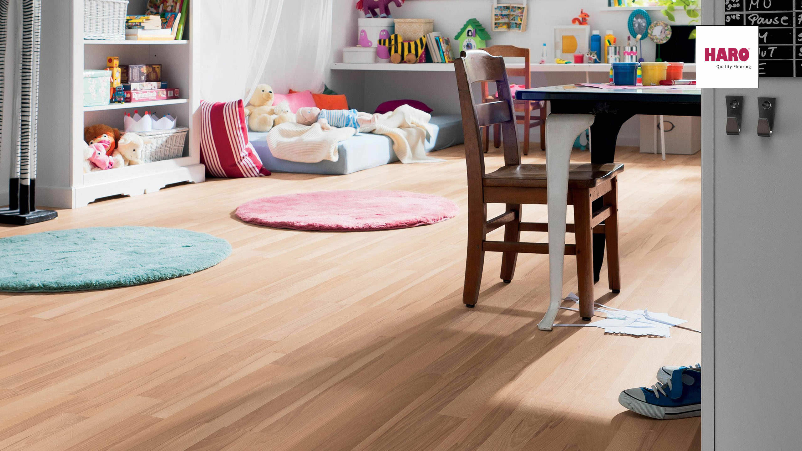 HARO Laminat Kernbuche matt Schiffsboden 3-Stab TC | Tritty 75 | 2.Wahl | 10 m²-4018427310332
