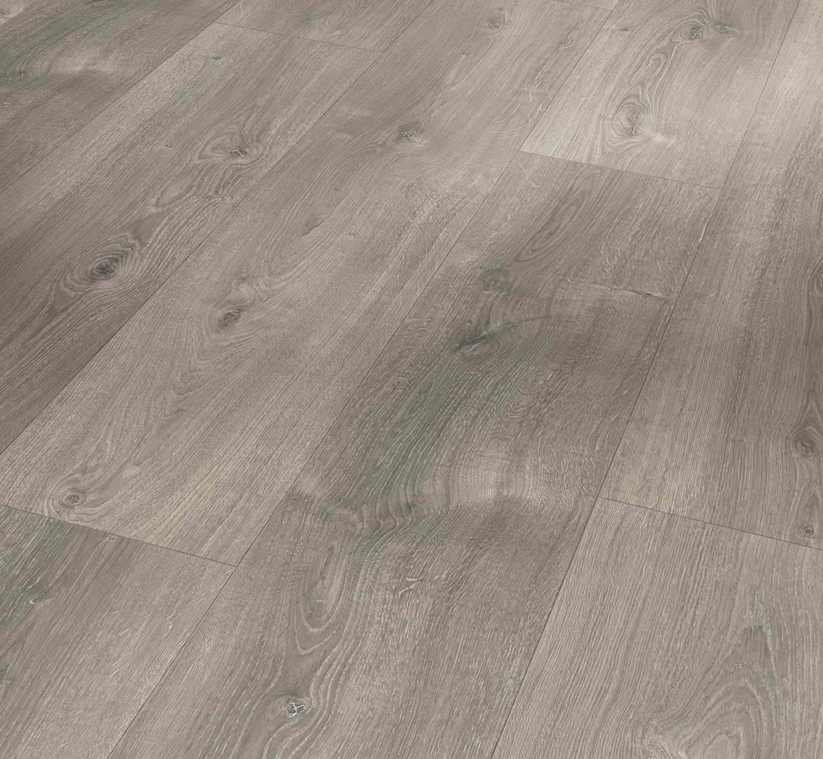 PARADOR Laminat Eiche Valere perlgrau gekälkt Landhausdiele 4-seitige V-Fuge | Basic 600 XS | 10 m²-4014809233596