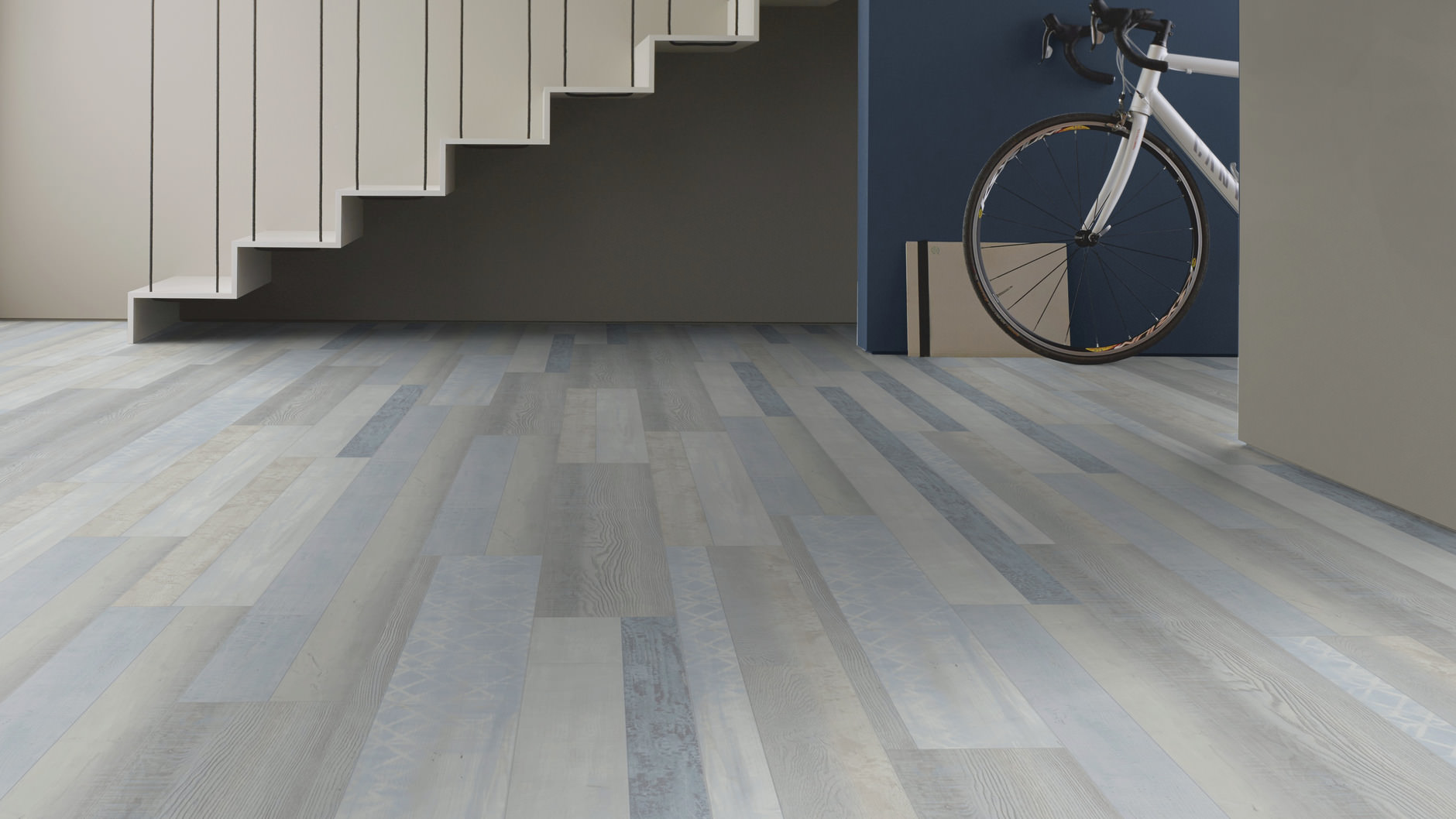 TER HÜRNE Design-Vinylboden Eiche Vancouver grau Mehrstab F06 | Pure Choice Compact | 8 m²-4012853128516