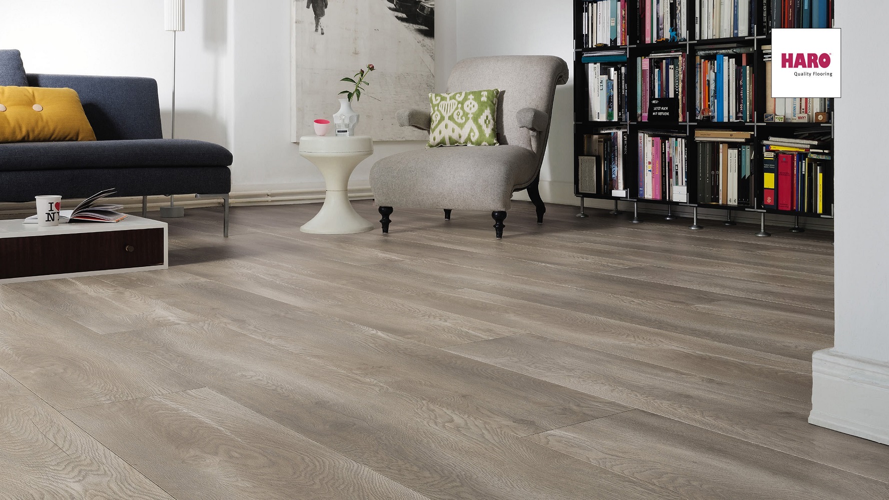 HARO Laminat Zebraeiche soft matt Landhausdiele 4V | Tritty 100 Gran Via | 2.Wahl | 11,5 m²-4018427400262