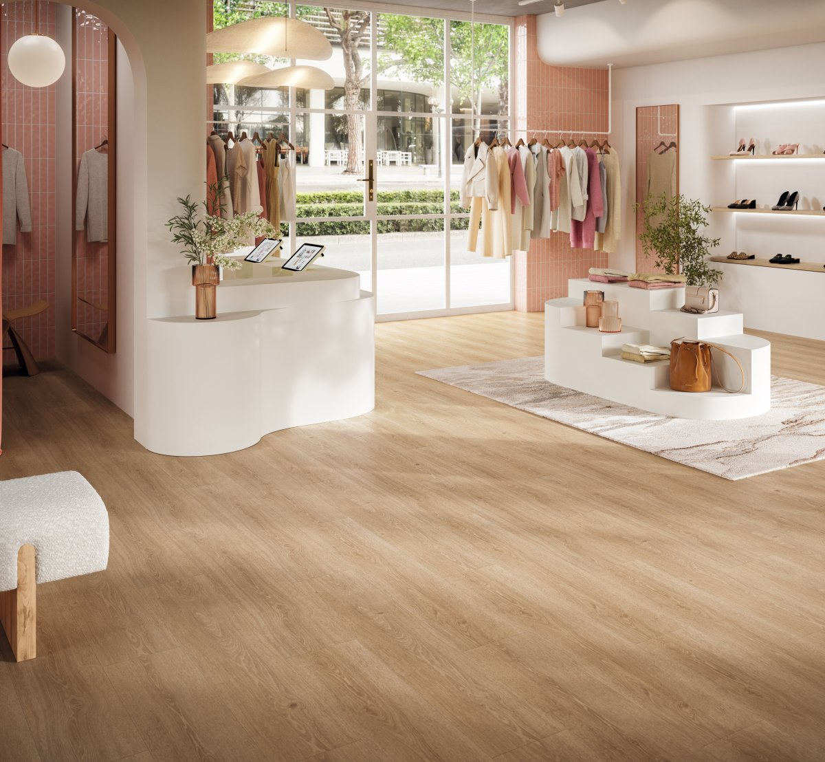 PARADOR Vinylboden Eiche Studioline natur Landhausdiele 4-seitige Fase | Classic 2070-4014809237358