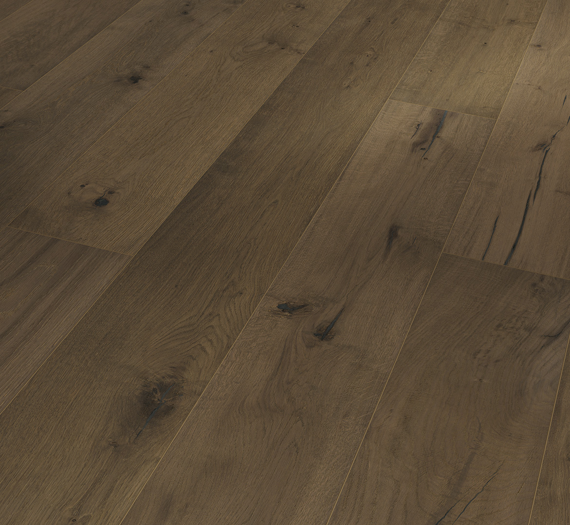 PARADOR Parkett Eiche smoked grey handcrafted Landhausdiele naturgeölt 4-seitige Fase | Trendtime 8-4014809197256