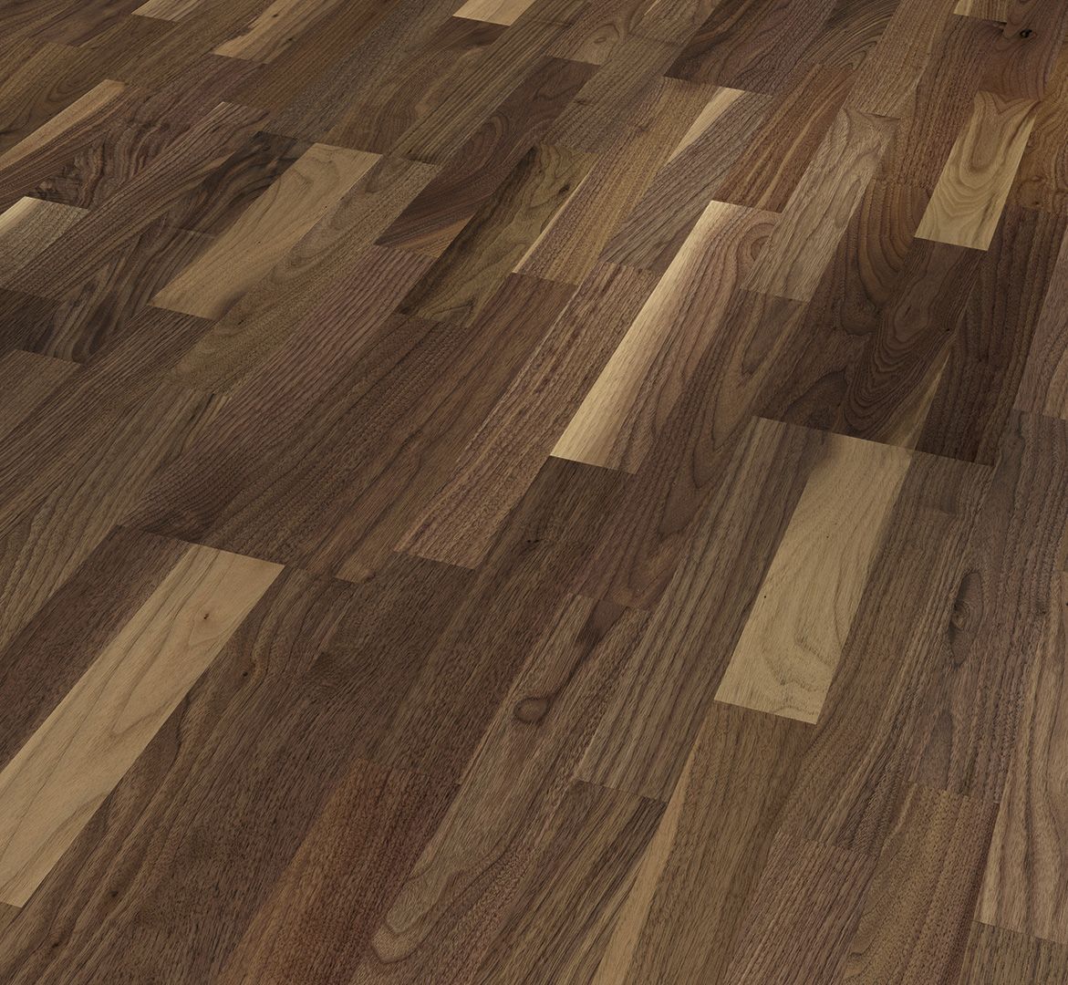 PARADOR Parkett Walnuss Schiffsboden 3-Stab lackversiegelt matt | Aktion | 20 m²-4014809231981 guenstig bei bodenverkauf.de kaufen PARADOR Parkett Walnuss Schiffsboden 3-Stab lackversiegelt matt | Aktion | 20 m²-4014809231981