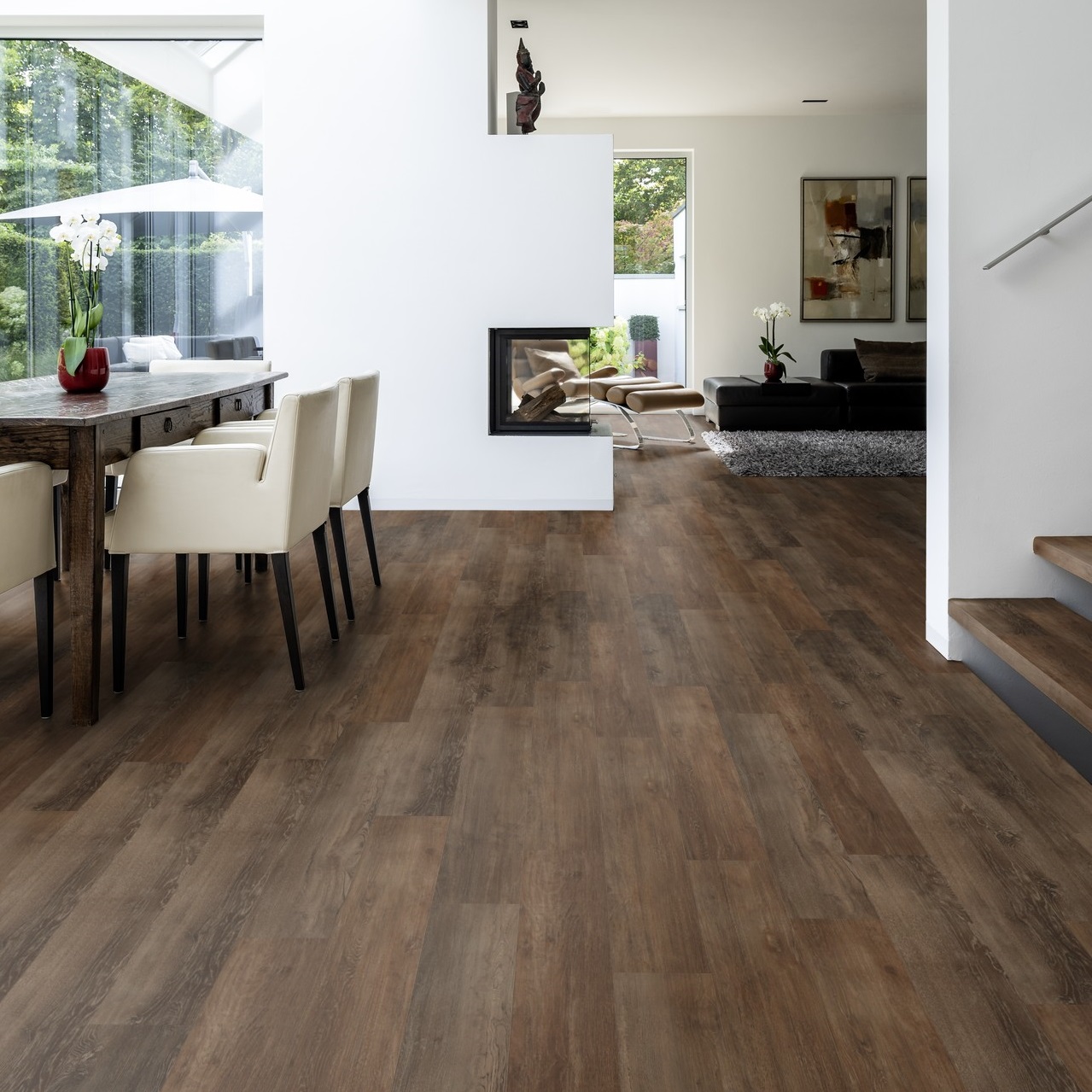 TER HÜRNE Design-Vinylboden Eiche Nairobi braun Landhausdiele I04 | Straight Choice Comfort-4012853129995