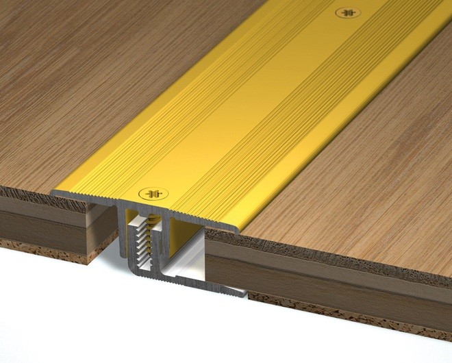 PRINZ Übergangsprofil Aluminium Edelstahl 100 cm-4012406207705