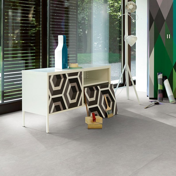 PARADOR Laminat Beton Ornament hellgrau Steinstruktur M4V | Trendtime 5-4014809227250