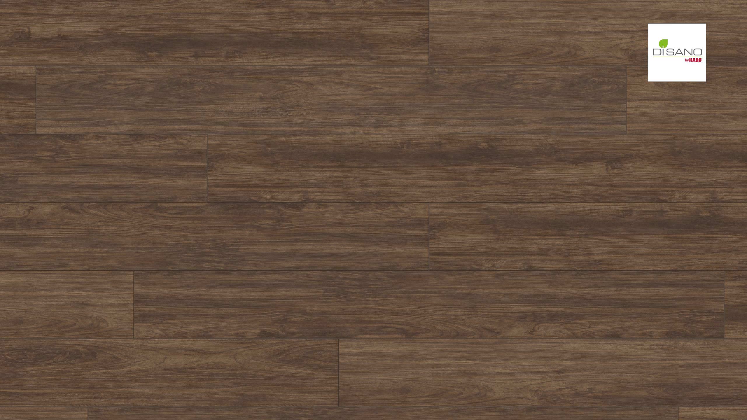 HARO Designboden Nussbaum strukturiert Landhausdiele 4V | DISANO Sonderedition | 2. Wahl | 30 m²-# guenstig bei bodenverkauf.de kaufen HARO Designboden Nussbaum strukturiert Landhausdiele 4V | DISANO Sonderedition | 2. Wahl | 30 m²-#