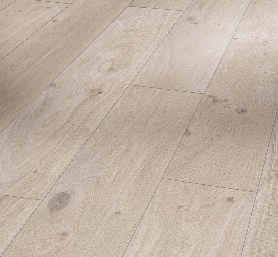 PARADOR Laminat Eiche naturgrau Landhausdiele 4-seitige Mini-V-Fuge | Click In | 26 m²-4014809184140