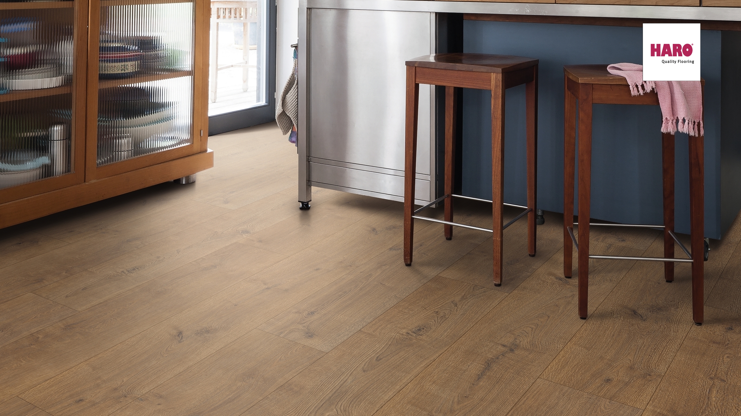 HARO Laminat Eiche Portland bernstein Landhausdiele | Tritty 100 Gran Via | 2.Wahl | 23,5 m²-4018427377199