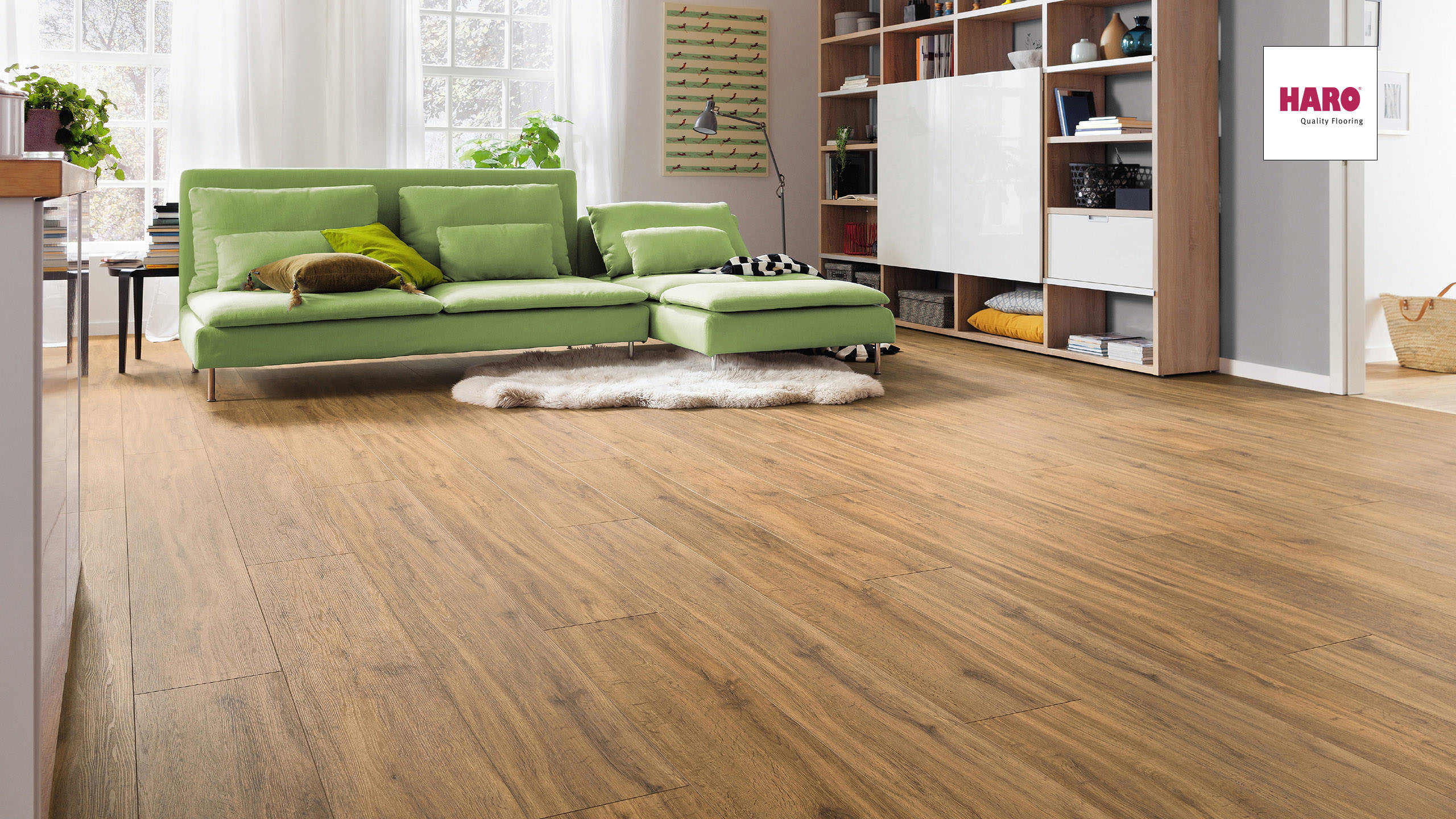 HARO Designboden Bergeiche Landhausdiele XL | DISANO Classic Aqua | 2. Wahl | 23,5 m²-4018427404895