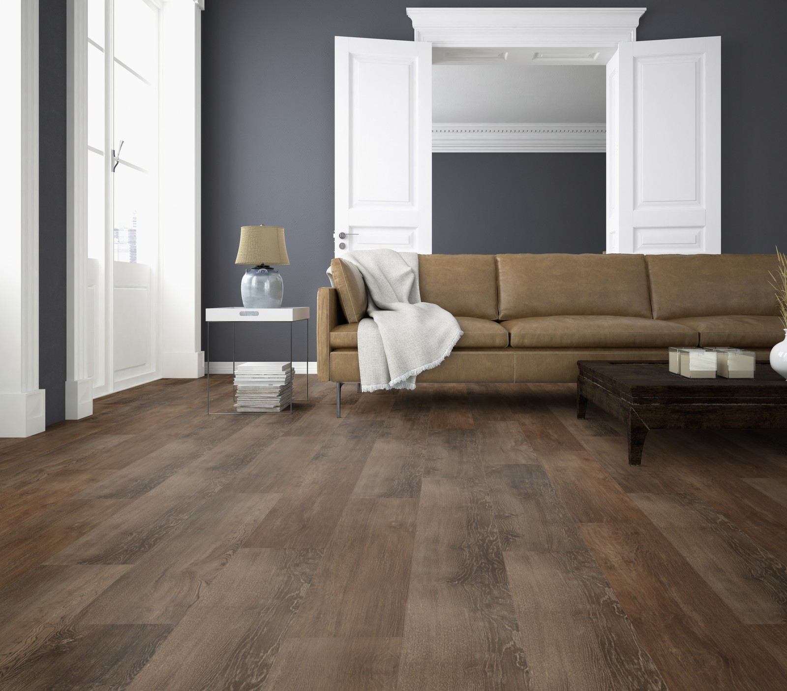 TER HÜRNE Vinylboden Eiche Nairobi braun Landhausdiele I04 | Straight Choice | 20 m²-4012853128523