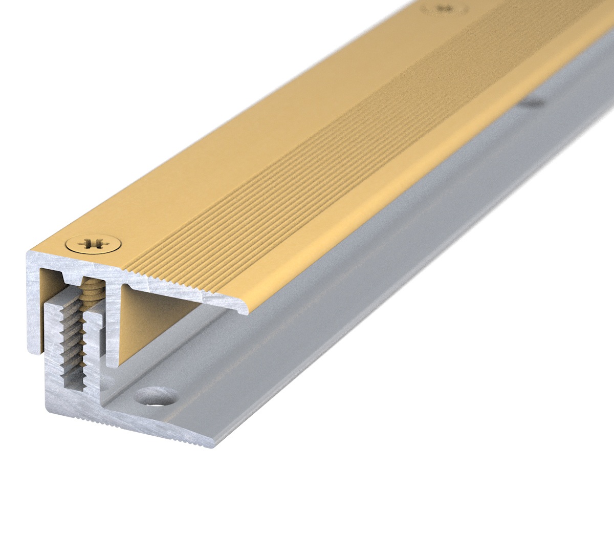 PRINZ Abschlussprofil Aluminium Gold 100 cm-4012406207842 PRINZ Abschlussprofil Aluminium Gold 100 cm-4012406207842