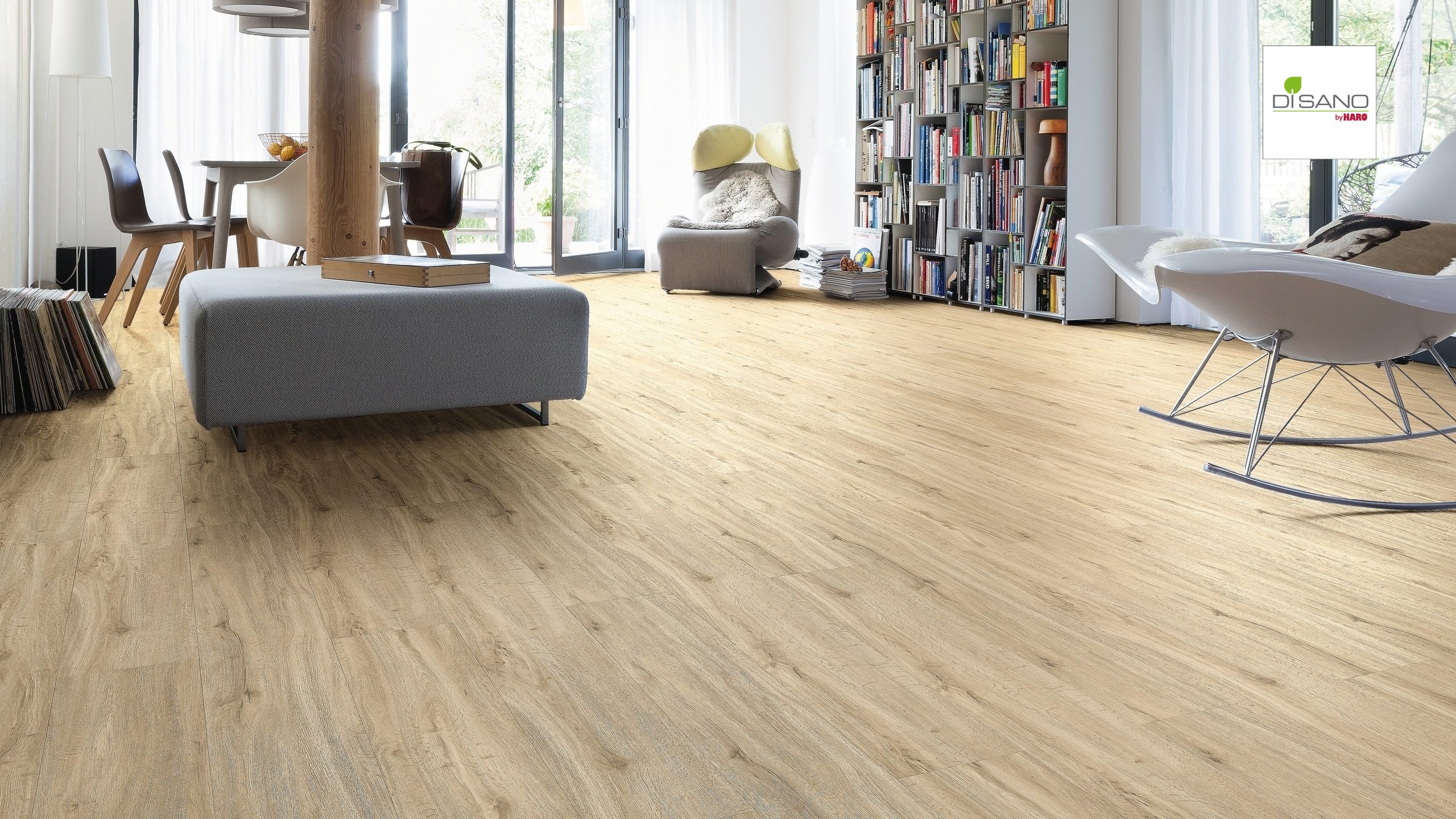 HARO Designboden Eiche Columbia hell Landhausdiele XL 4V | DISANO Life | 31 m²-4018427386337 guenstig bei bodenverkauf.de kaufen HARO Designboden Eiche Columbia hell Landhausdiele XL 4V | DISANO Life | 31 m²-4018427386337