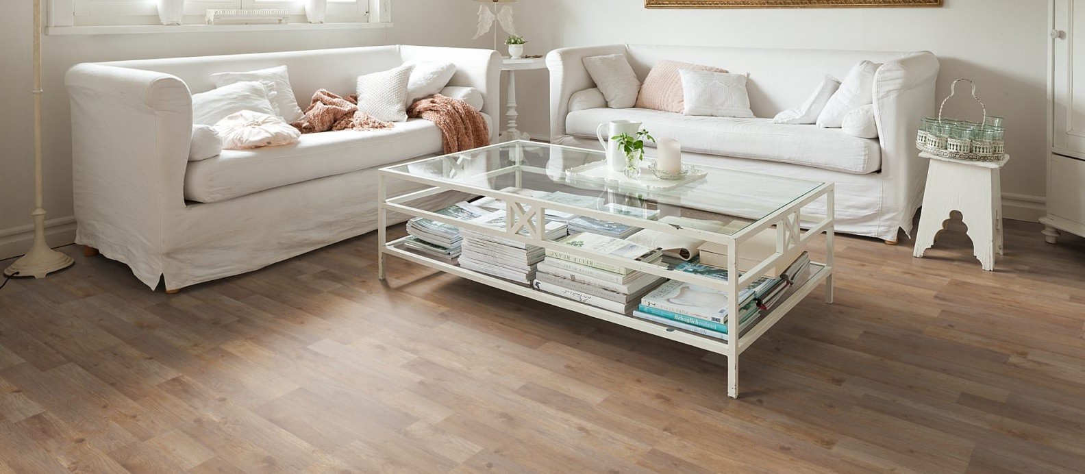 HARO Laminat Lärche Country strukturiert matt 2-Stab | Go Floor 200 | 32 m²-4018427312145