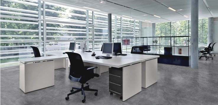 Vinyl Delft Stone Black Struktur Landhausdiele mit V-Fuge | 22 m²-8715359167008