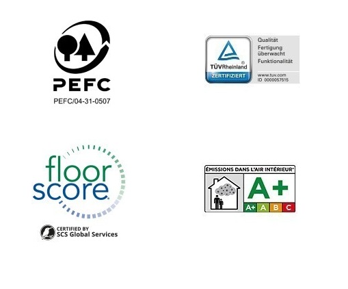 PARADOR Parkett Esche Rustic Schiffsboden 3-Stab lackversiegelt matt | Aktionsparkett-4014809262718