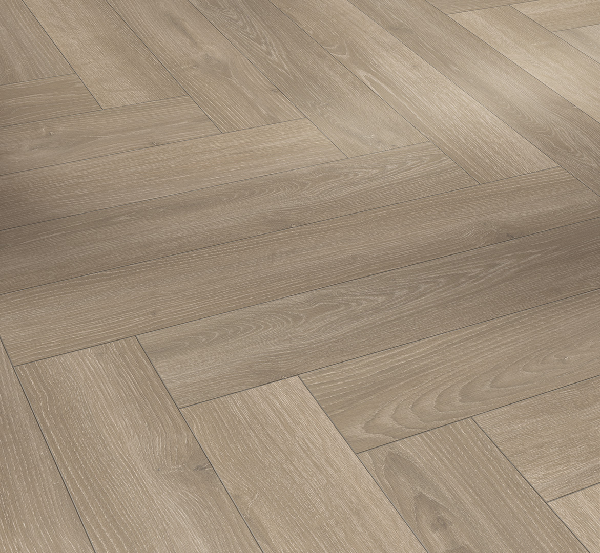 PARADOR Laminat Eiche Skyline perlgrau Naturmattstruktur 4-seitige V-Fuge | Trendtime 3 | 2. Wahl-4014809263258