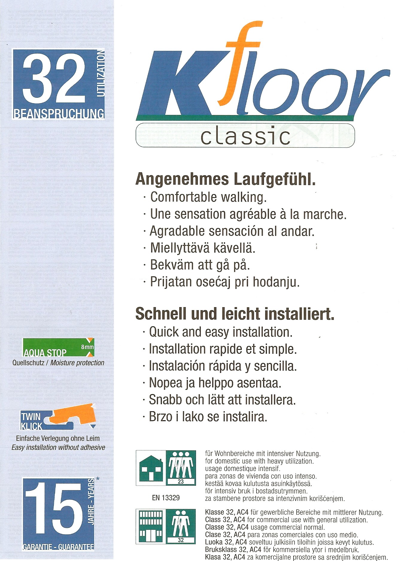Laminat Buche Moldau SB 3-Stab: 11,0 m²-