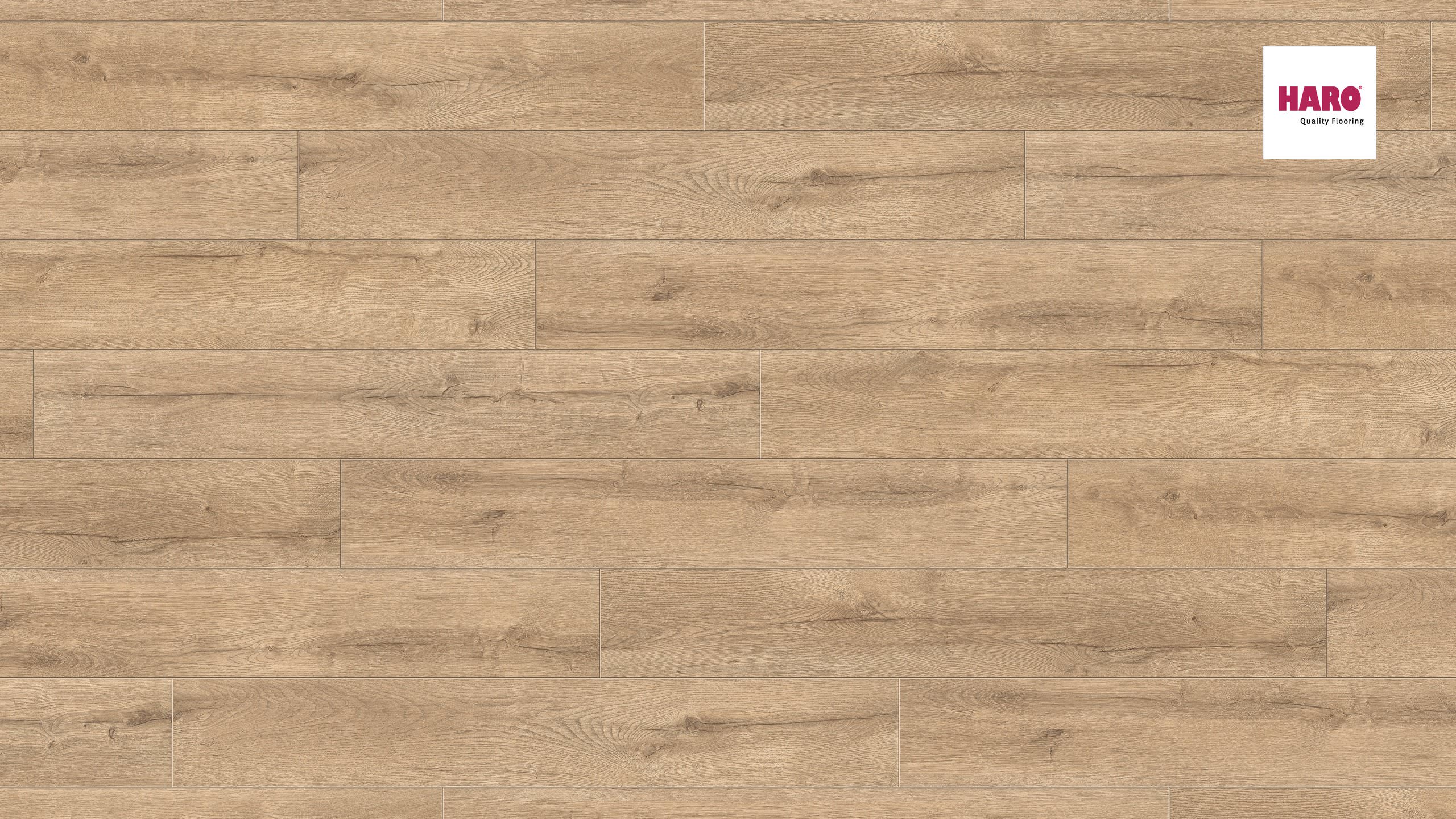 HARO Laminat Eiche Verano strukturiert matt Landhausdiele | Tritty 100 Loft | 2.Wahl | 18 m²-4018427400880