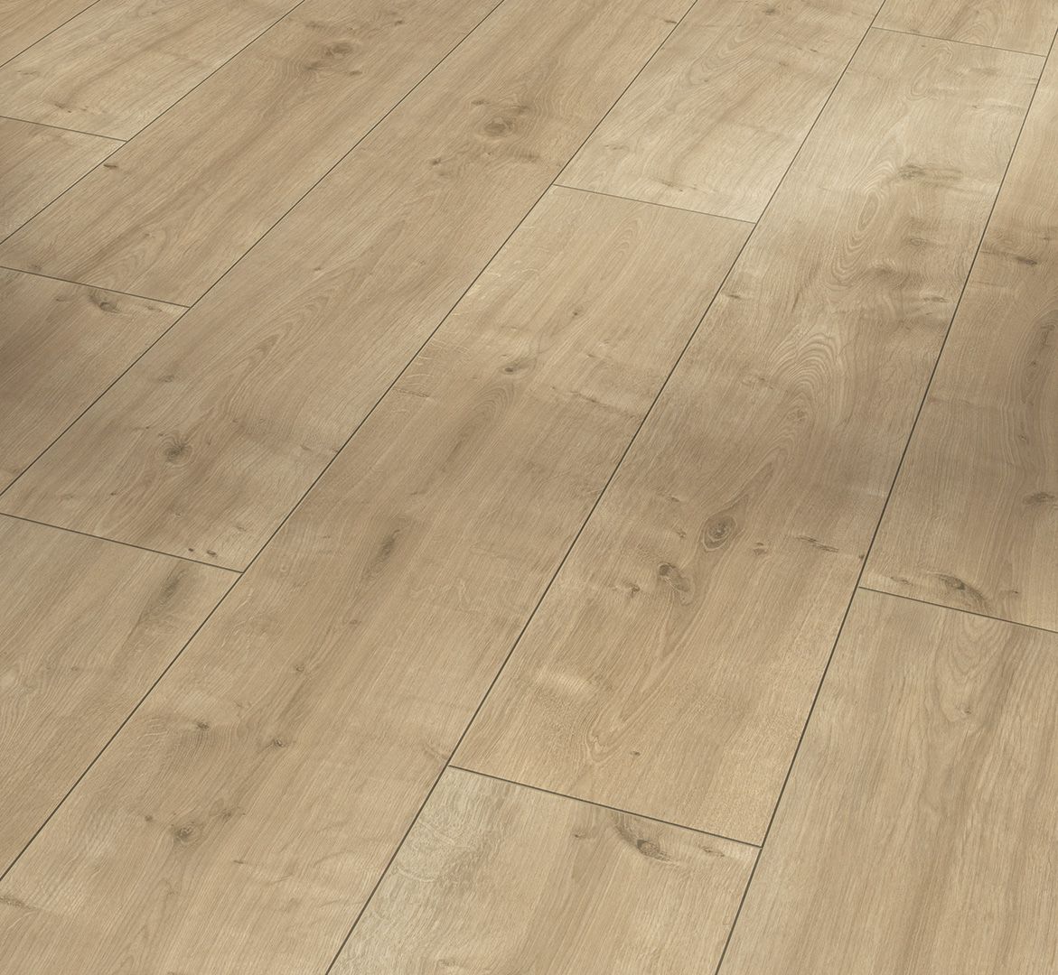 PARADOR Laminat Eiche geschliffen Landhausdiele 4-seitige V-Fuge | Classic 1050 | 2. Wahl-4014809153924