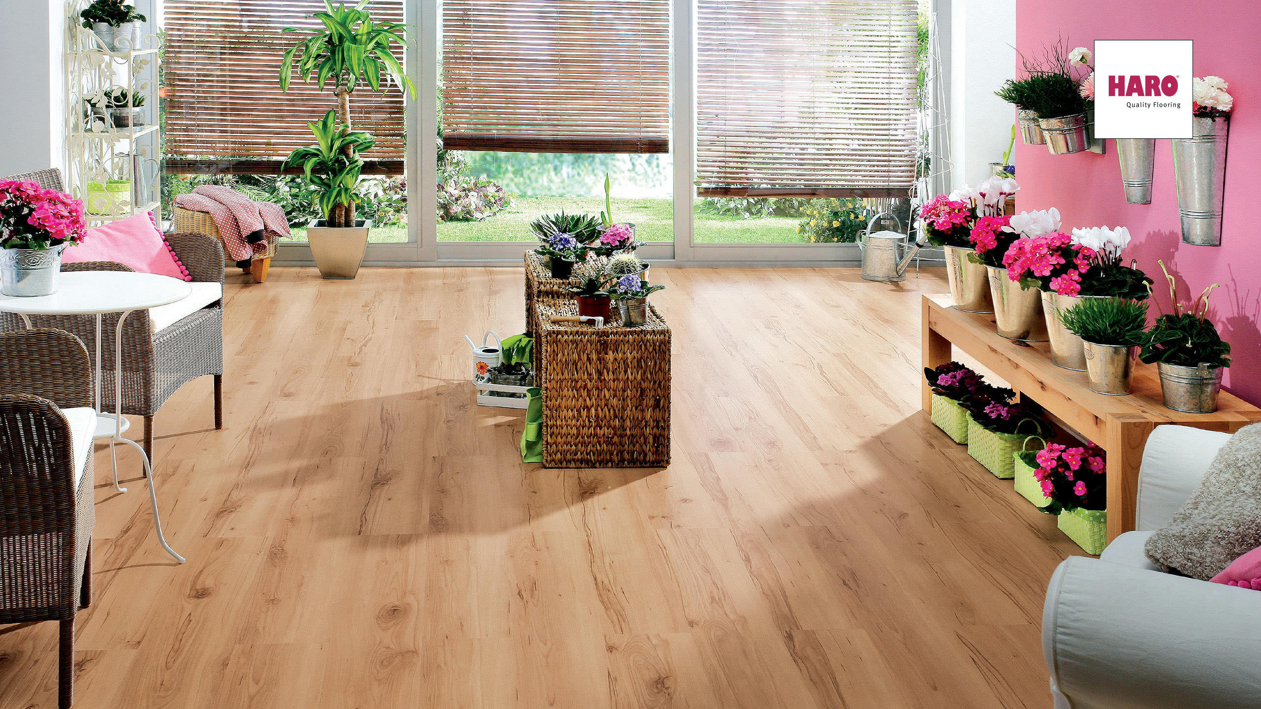 HARO Laminat Buche impresso Landhausdiele | Tritty 100 | 2.Wahl | 18 m²-4018427301378 guenstig bei bodenverkauf.de kaufen HARO Laminat Buche impresso Landhausdiele | Tritty 100 | 2.Wahl | 18 m²-4018427301378