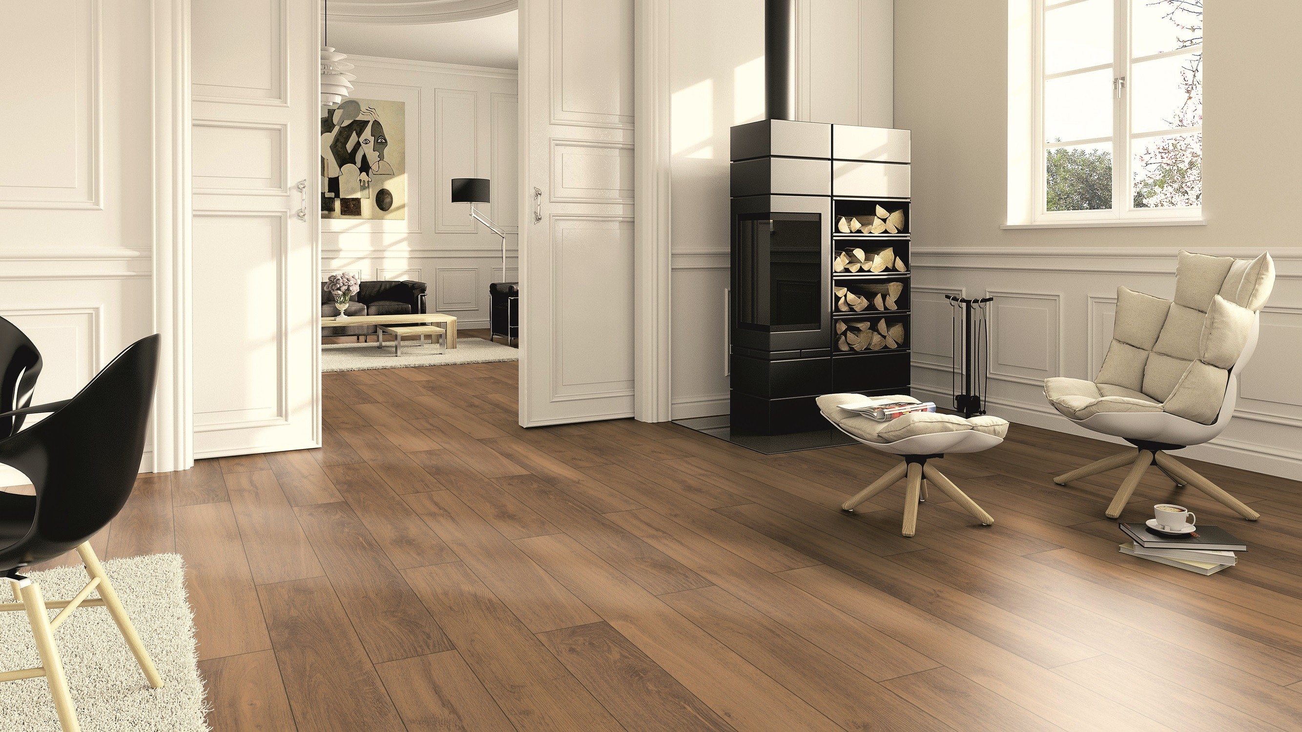 TER HÜRNE Laminat Eiche echtbraun Landhausdiele | Avatara MultiSense | Gratis Leisten | 30 m²-4012853095580