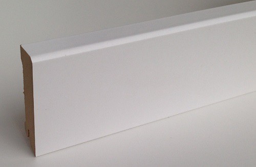 BELLFLOOR Bremer Profil Sockelleiste SL 70 Weiß 18 x 70 x 2380 mm